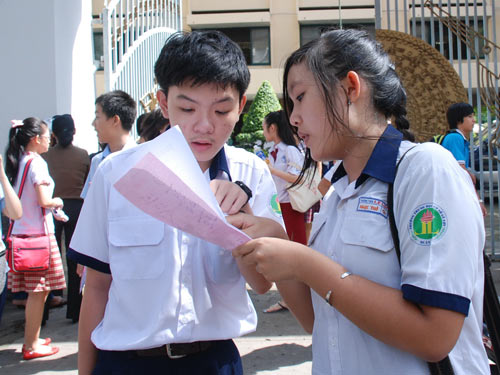 Điểm chuẩn vào lớp 10 ở Đà Nẵng năm 2013