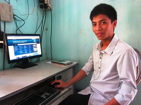 Em Nguyễn Hữu Thăng đỗ thủ khoa Học viện Công nghệ Bưu chính Viễn thông với số điểm 26,75.