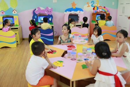 13 trường mầm non đạt tiêu chuẩn chất lượng giáo dục - Hà Nội